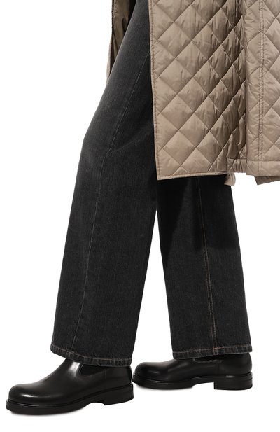 Кожаные челси KITON, арт. D56805N0102401, фото 3