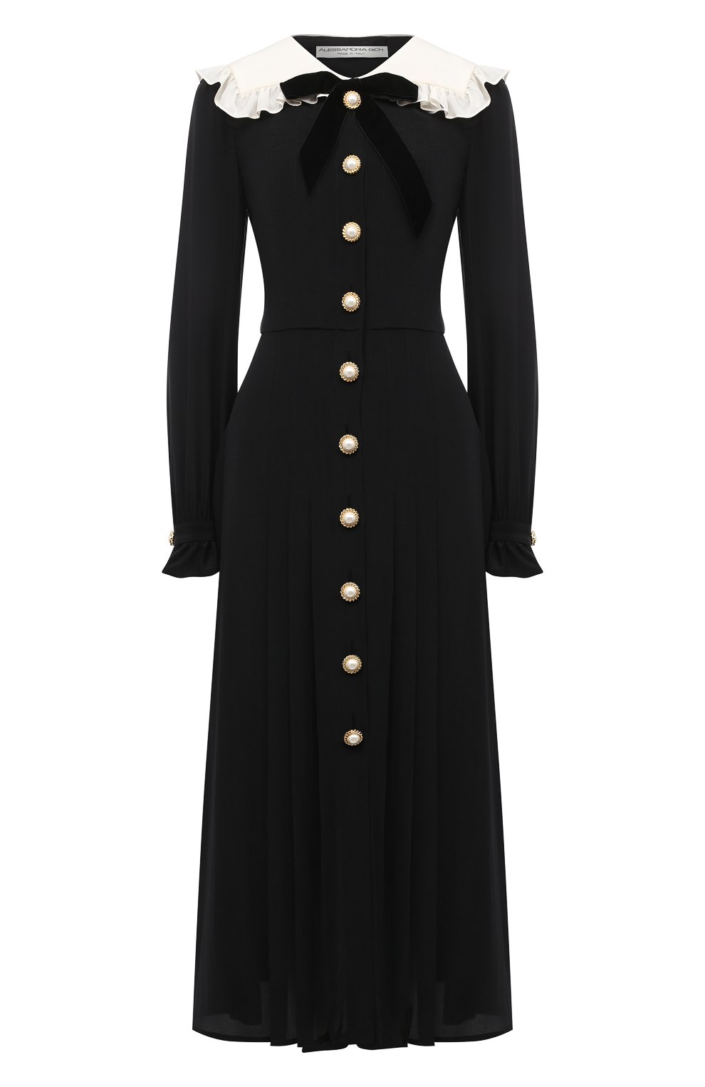 Шелковое платье ALESSANDRA RICH, арт. FAB2207-F3057, фото 1
