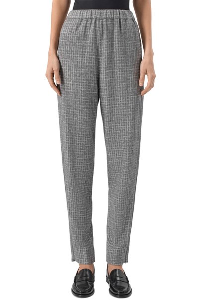 Брюки из вискозы и шерсти EMPORIO ARMANI, арт. EW002238/TE15784, фото 3