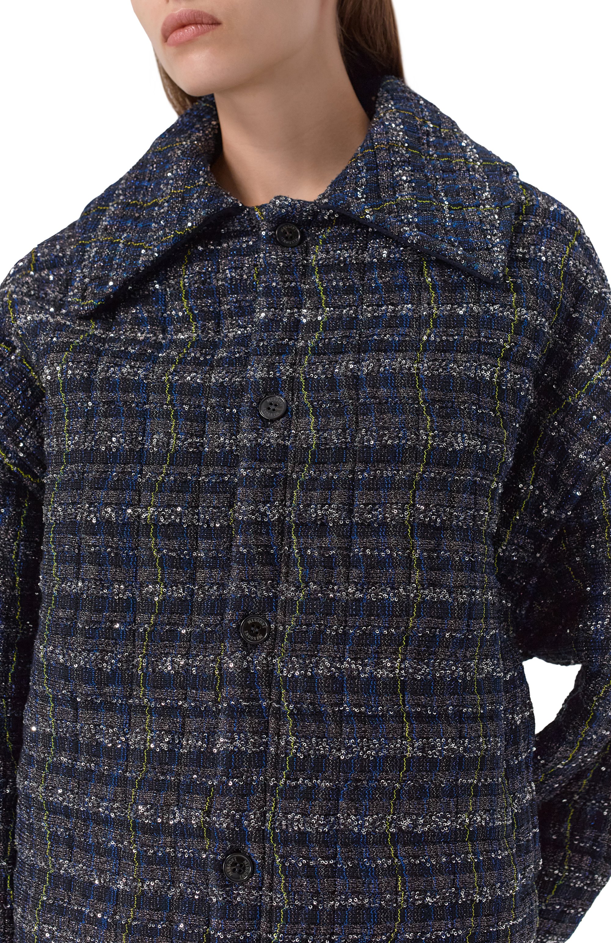 Полупальто из вискозы и шерсти MISSONI, арт. DS25WC1D/BC005W, фото 5