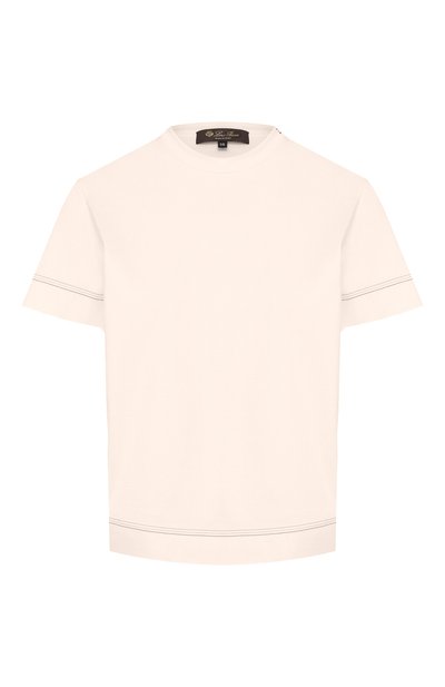Женская хлопковая футболка LORO PIANA, арт. FAI7663