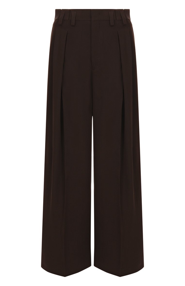 Брюки из вискозы и шелка JIL SANDER, арт. J21KA0265/J65005, фото 1