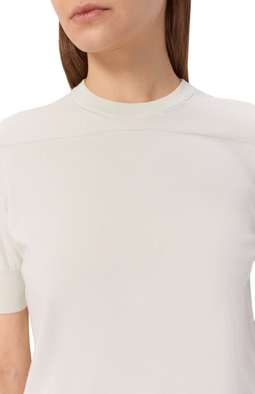 Хлопковый пуловер Jil Sander J02GC0117/J15383 Голубой  J02GC0117/J15383 Фото 5