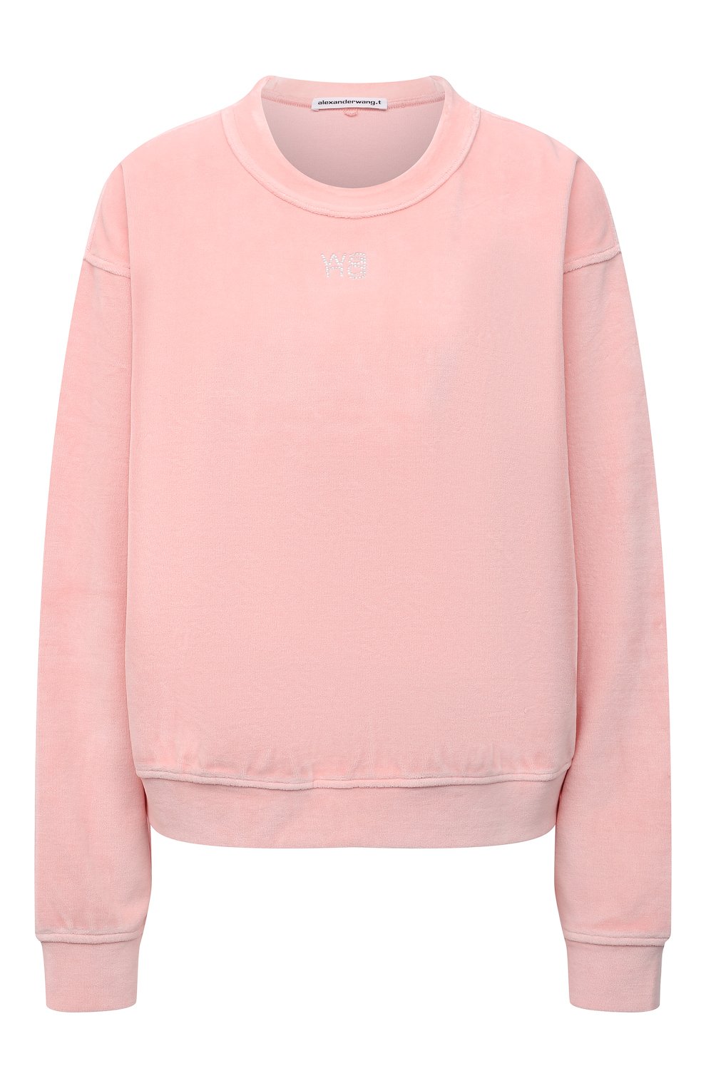 Хлопковый свитшот ALEXANDERWANG.T розового цвета по цене 46050 руб., арт. 4CC3211265, фото 1 Хлопковый свитшот ALEXANDERWANG.T, арт. 4CC3211265, фото 1