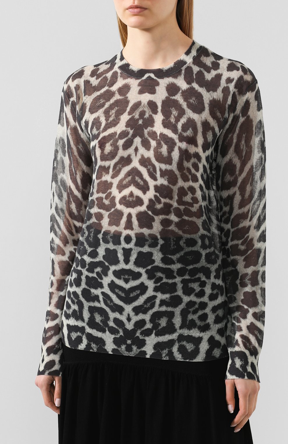 Хлопковый пуловер DRIES VAN NOTEN, арт. 201-11202-9710, фото 3