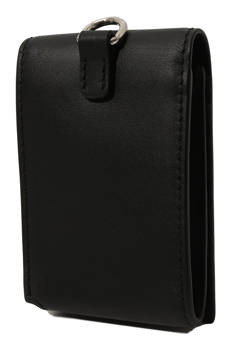 Мужской кожаный футляр для кредитных карт GIORGIO ARMANI черного цвета, арт. Y2R703/YS62E | Фото 2 (Нос: Не проставлено; Материал: Натуральная кожа)