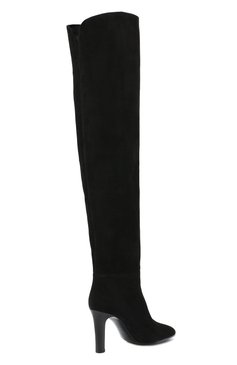 Замшевые ботфорты jane SAINT LAURENT, арт. 632613/0LI00, фото 4