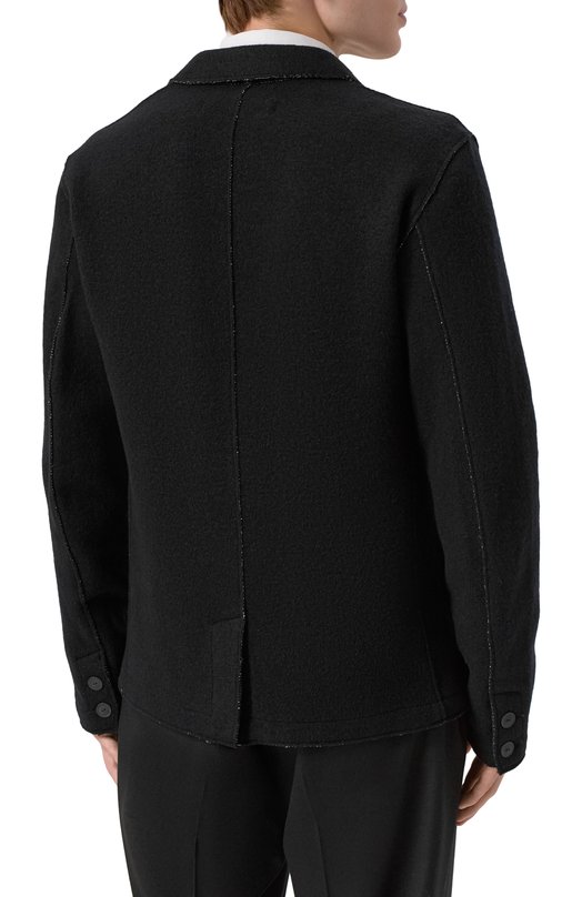 Пиджак из шерсти и вискозы Transit CFUTRBM220 Чёрный  CFUTRBM220 Фото 6