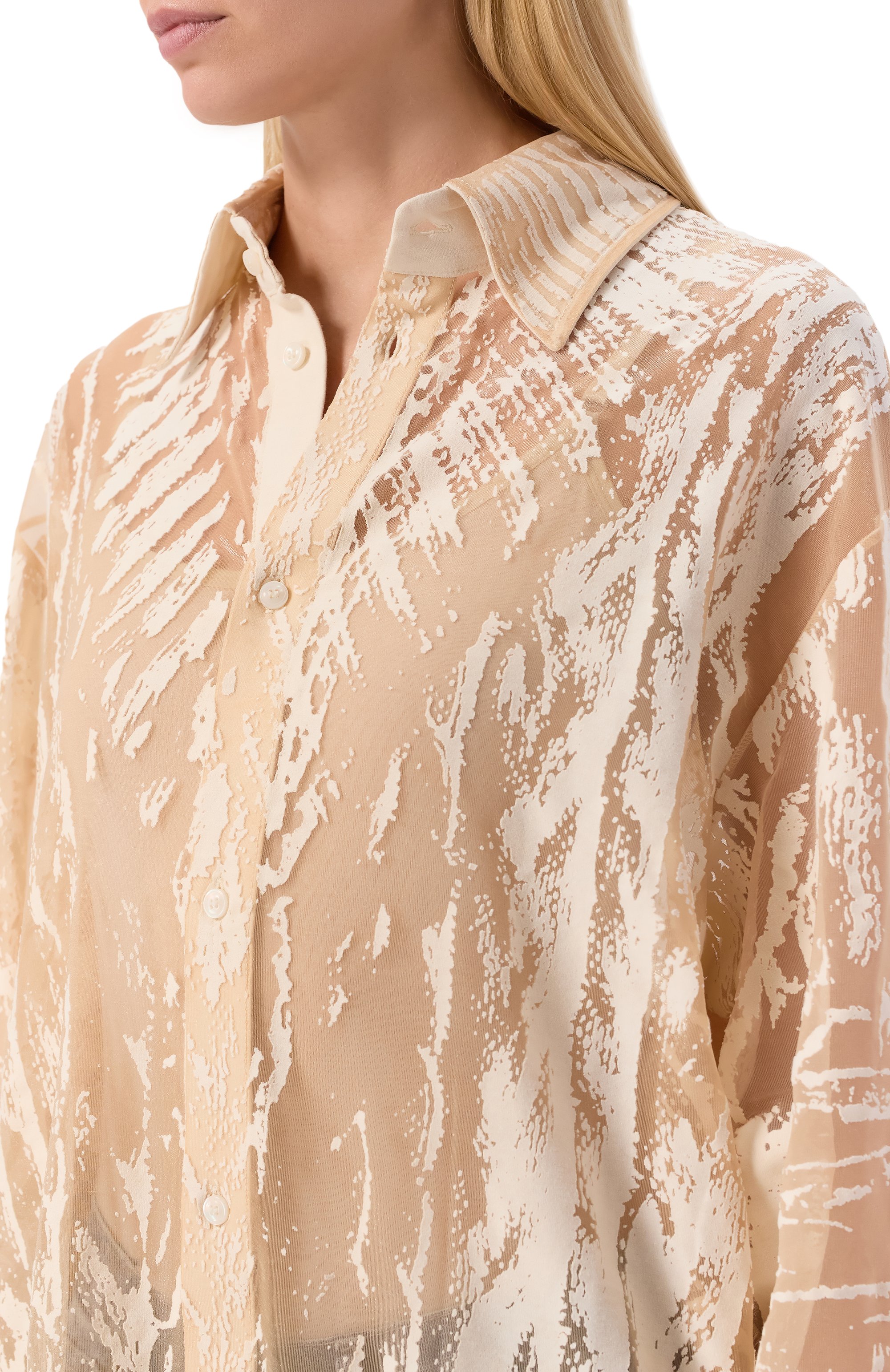 Хлопковая блузка c-overy DIESEL, арт. A21578/0SHAY, фото 5