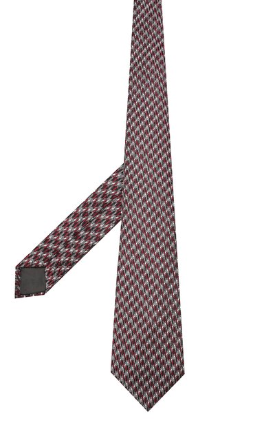 Шелковый галстук LANVIN бордового цвета по цене 8495 руб., арт. 40595/TIE, фото 2 Шелковый галстук LANVIN, арт. 40595/TIE, фото 2