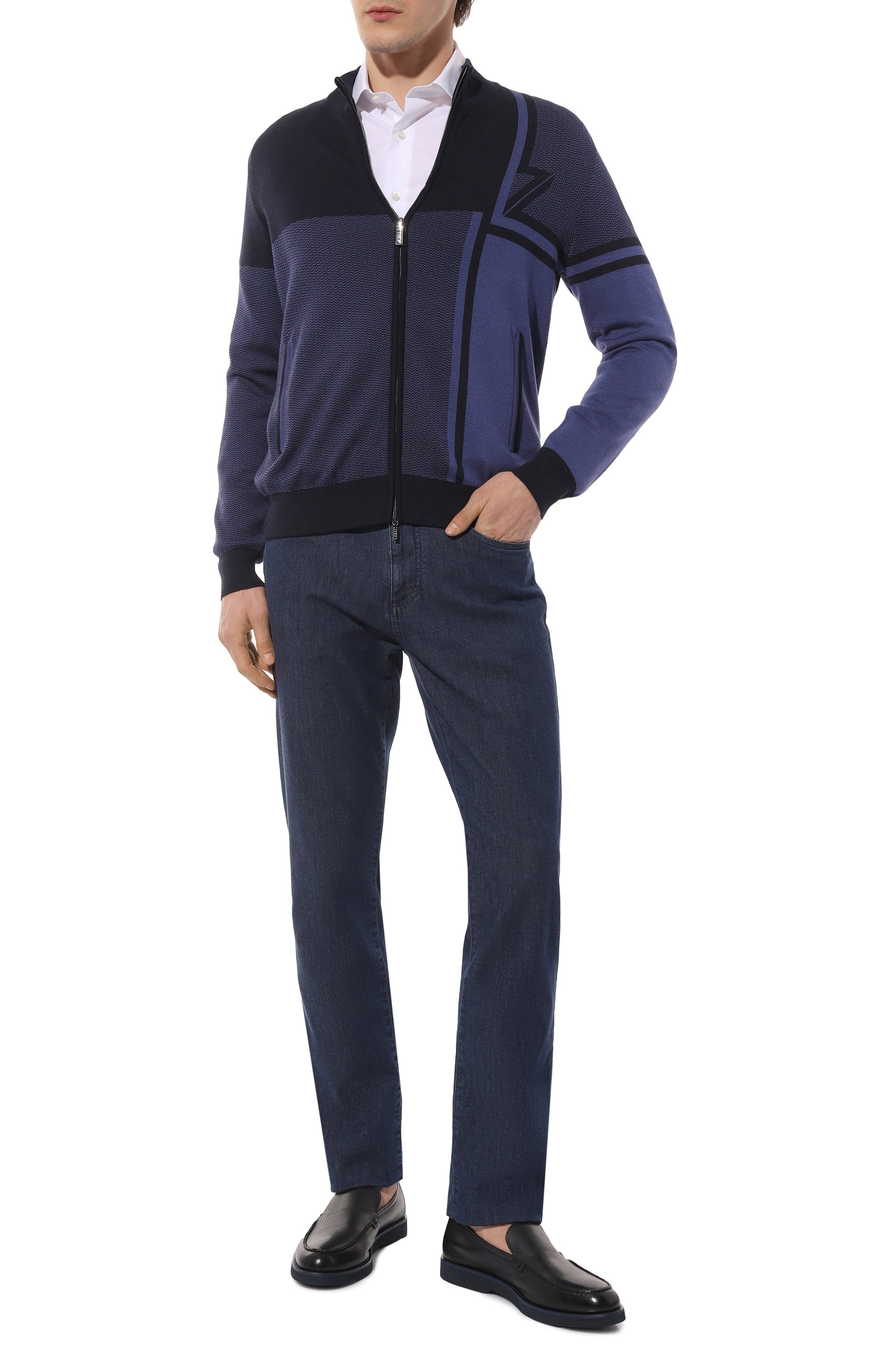 Кожаные лоферы DOUCAL'S, арт. DU3386P0TEUY216B, фото 2