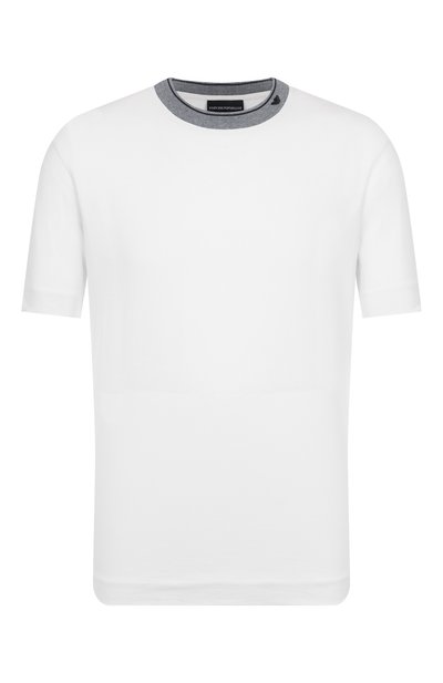 Мужская хлопковая футболка EMPORIO ARMANI, арт. EM000853/AF12926