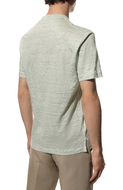 Льняная футболка ZEGNA, арт. UZ353/706, фото 4