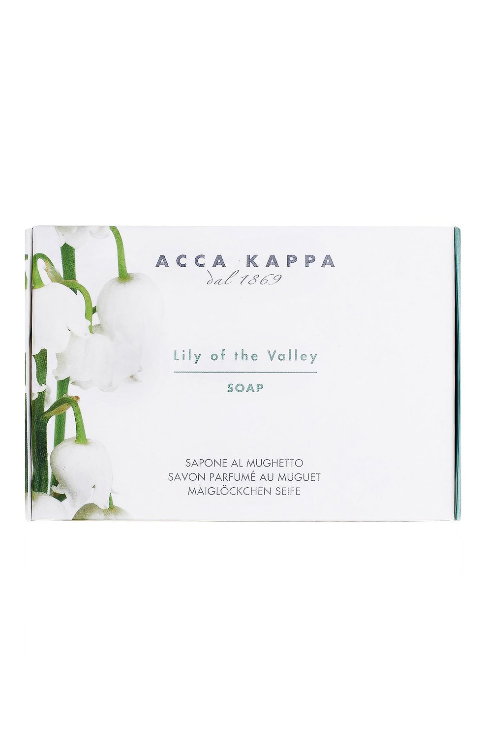 Туалетное мыло lily of the valley (150g) ACCA KAPPA бесцветного цвета по цене 1300 руб., арт. 853369, фото 1 Туалетное мыло lily of the valley (150g) ACCA KAPPA, арт. 853369, фото 1