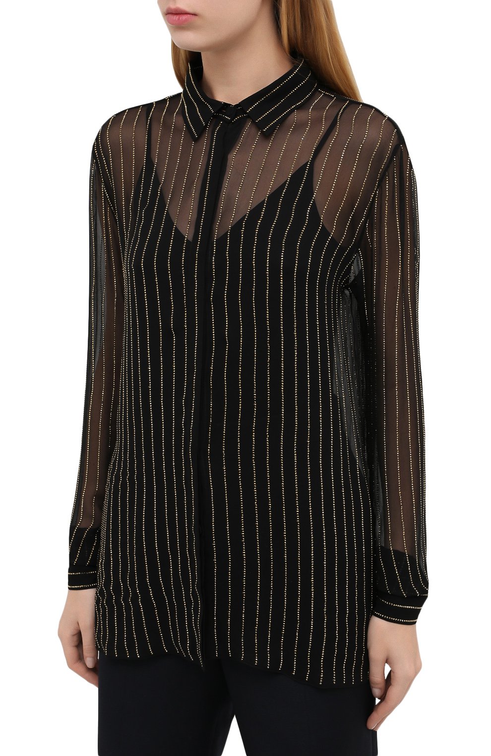 Шелковая блузка ALEXANDRE VAUTHIER, арт. 203SH1300B 1316B-203,  фото 3