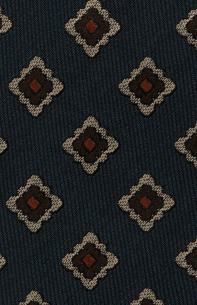 Галстук из шелка и шерсти CANALI темно-синего цвета по цене 11500 руб., арт. 18/HJ03333, фото 3 Галстук из шелка и шерсти CANALI, арт. 18/HJ03333, фото 3