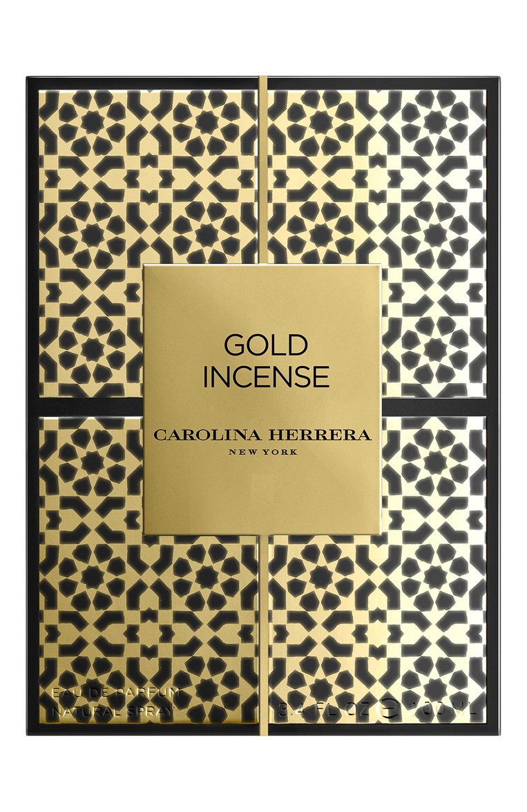 Парфюмерная вода confidential gold incense (100ml) CAROLINA HERRERA бесцветного цвета, арт. 65116596 | Фото 2 (Материал внутренний: Не назначено; Unisex: Unisex; Региональные ограничения белый список (Axapta Mercury): Не проставлено; Тип аромата: Древесный, Восточный; Нос: Не проставлено; Тип продукта - парфюмерия: Парфюмерная вода; Статус проверки: Проверена категория; Ограничения доставки: flammable)