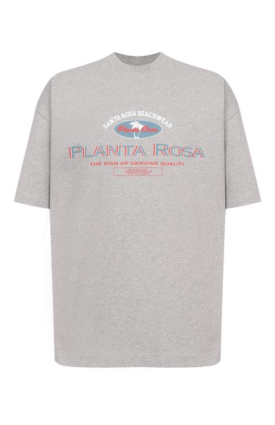 Женская хлопковая футболка PLANTA ROSA, арт. PR/T02/MINIPALM-WHITE/300