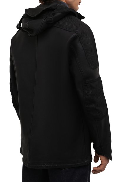 Кожаная куртка STONE ISLAND, арт. 751500298, фото 4