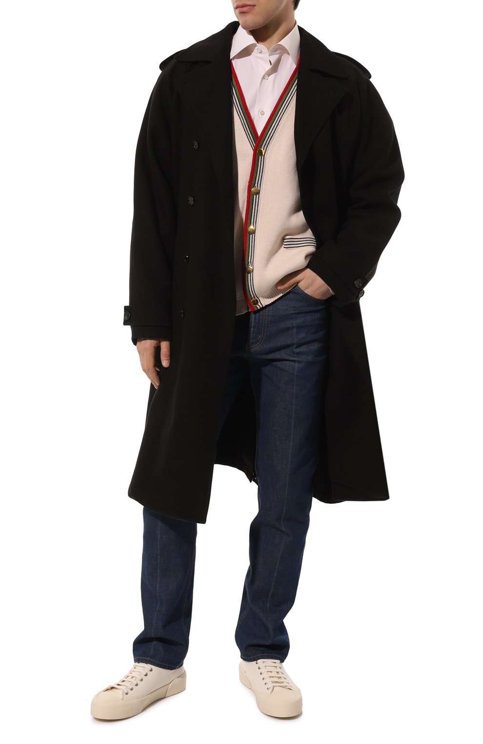 Хлопковый кардиган GUCCI, арт. 626268 XKBFU, фото 2