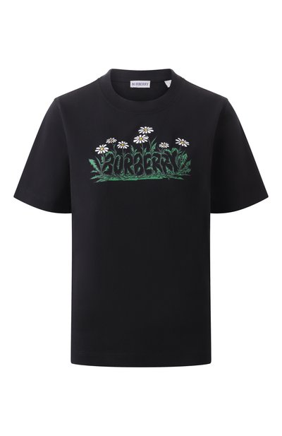 Женская хлопковая футболка BURBERRY, арт. 8102403