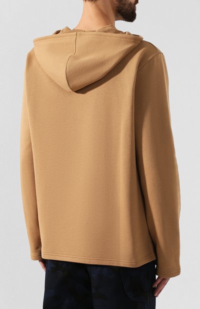 Хлопковое худи BOTTEGA VENETA бежевого цвета по цене 98900 руб., арт. 575609/VKAC0, фото 4 Хлопковое худи BOTTEGA VENETA, арт. 575609/VKAC0, фото 4
