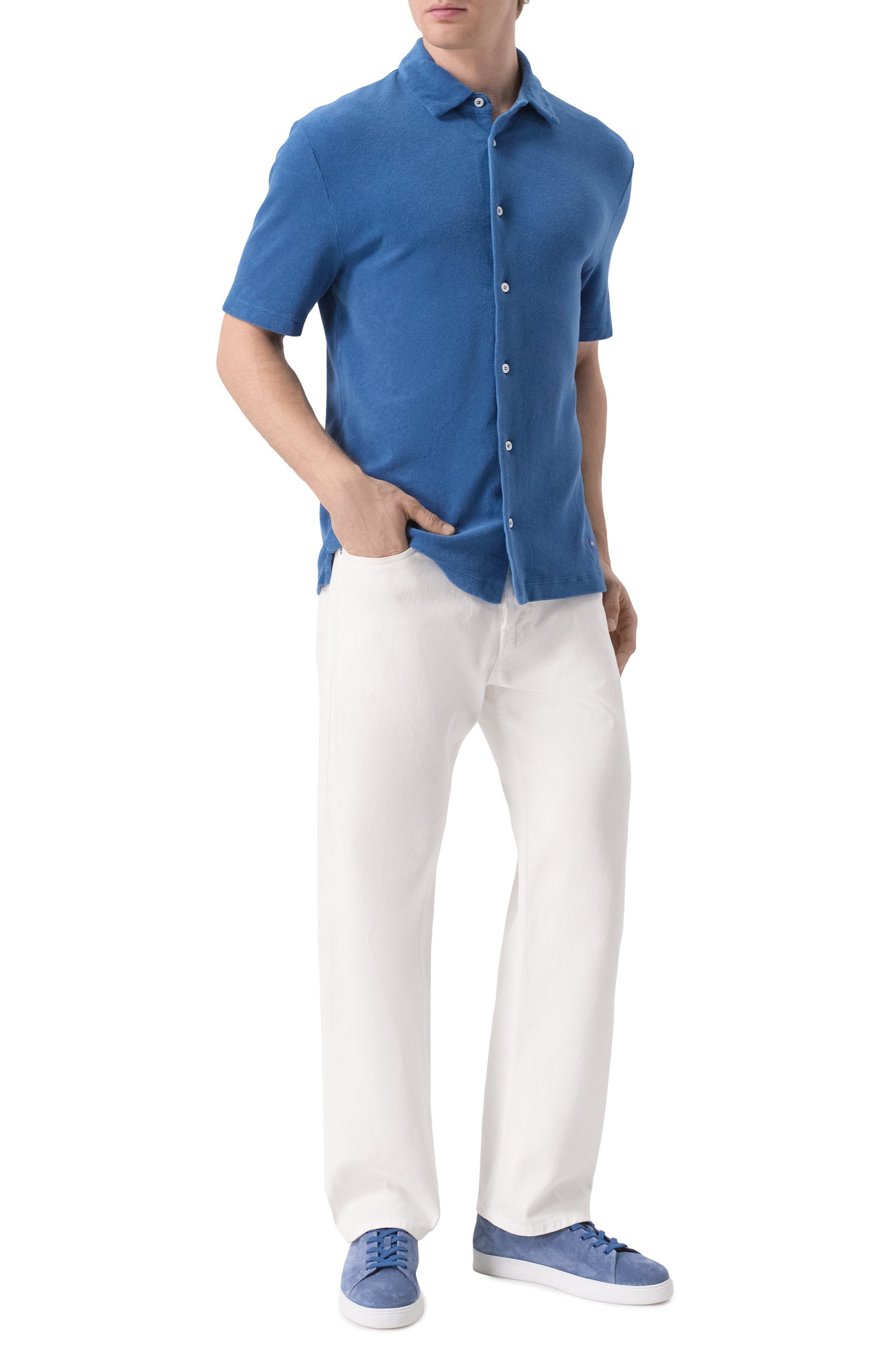 Хлопковая рубашка JACOB COHEN, арт. 25E P/JUR_8R023 001 M4529 TD, фото 2