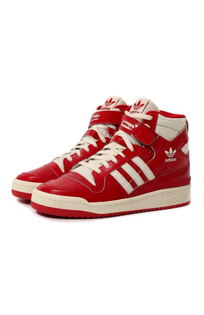 Кожаные кеды forum 84 high red patent ADIDAS ORIGINALS, арт. GY6973, фото 1