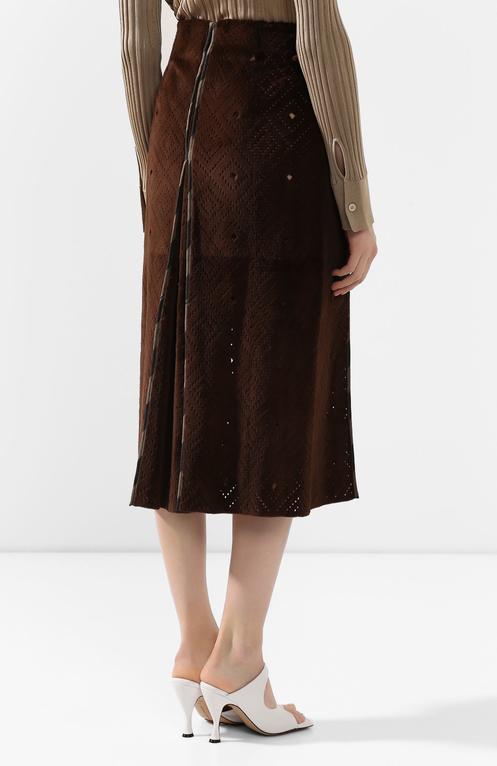 Юбка из меха норки FENDI, арт. FNA165 AMLT, фото 4