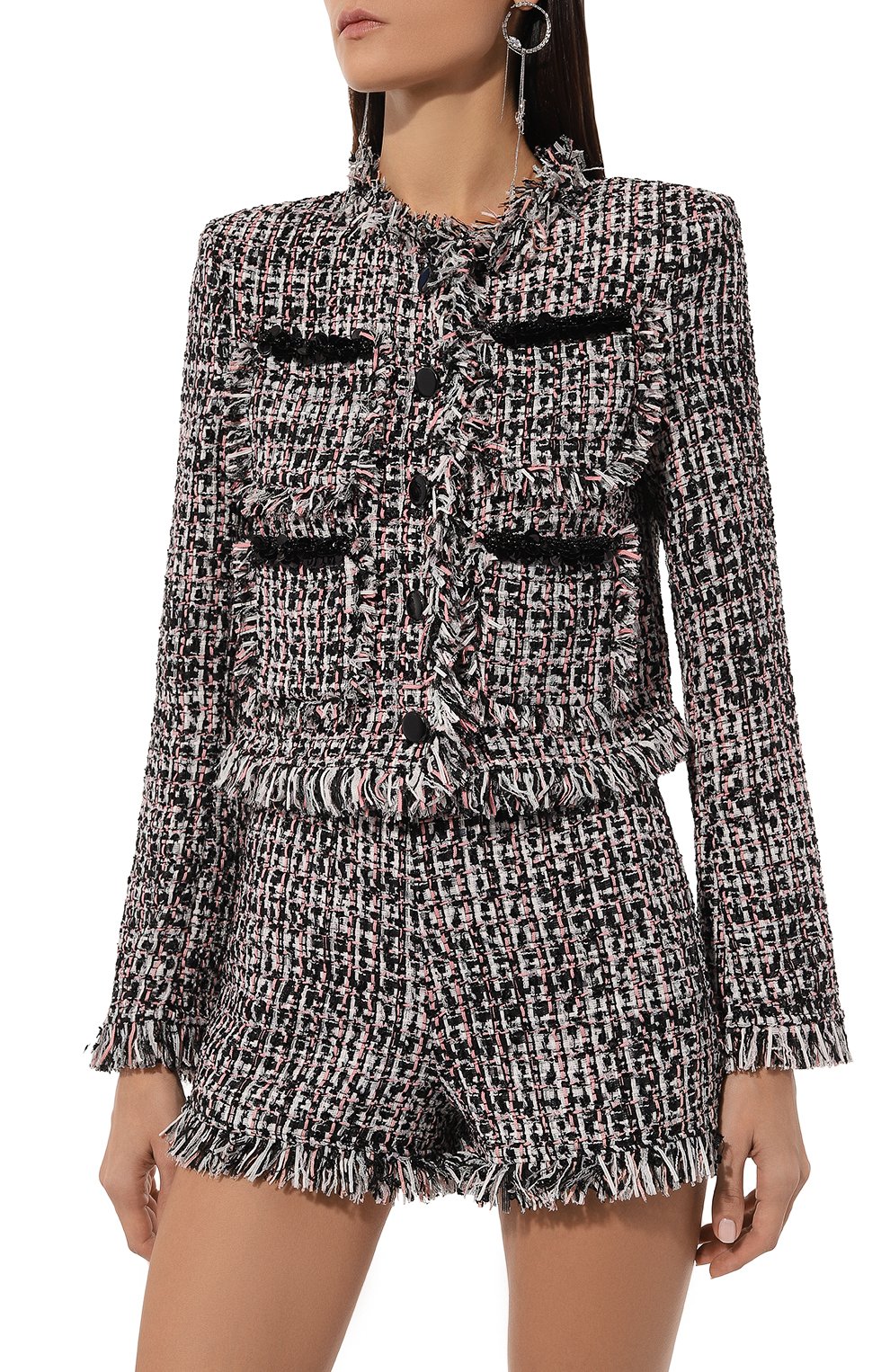 Твидовый жакет SELF-PORTRAIT, арт. PF24-110J-B, фото 3