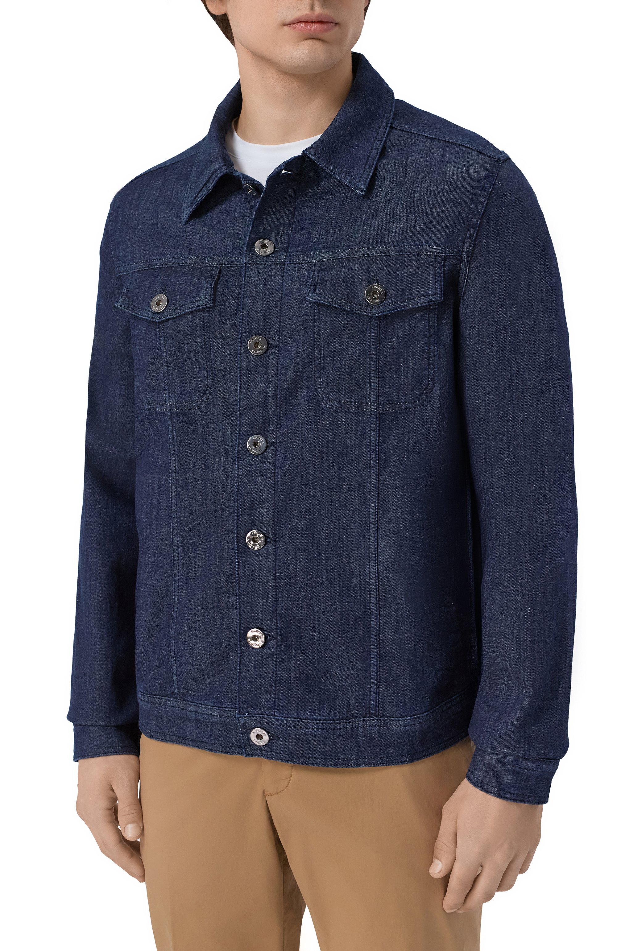 Джинсовая куртка ANDREA CAMPAGNA, арт. J-SR BLUE RINSE/DUCKY SPACE BLUE, фото 3