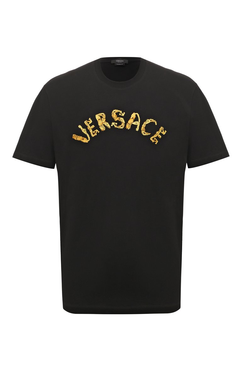Хлопковая футболка VERSACE, арт. 1010641/1A07700, фото 1