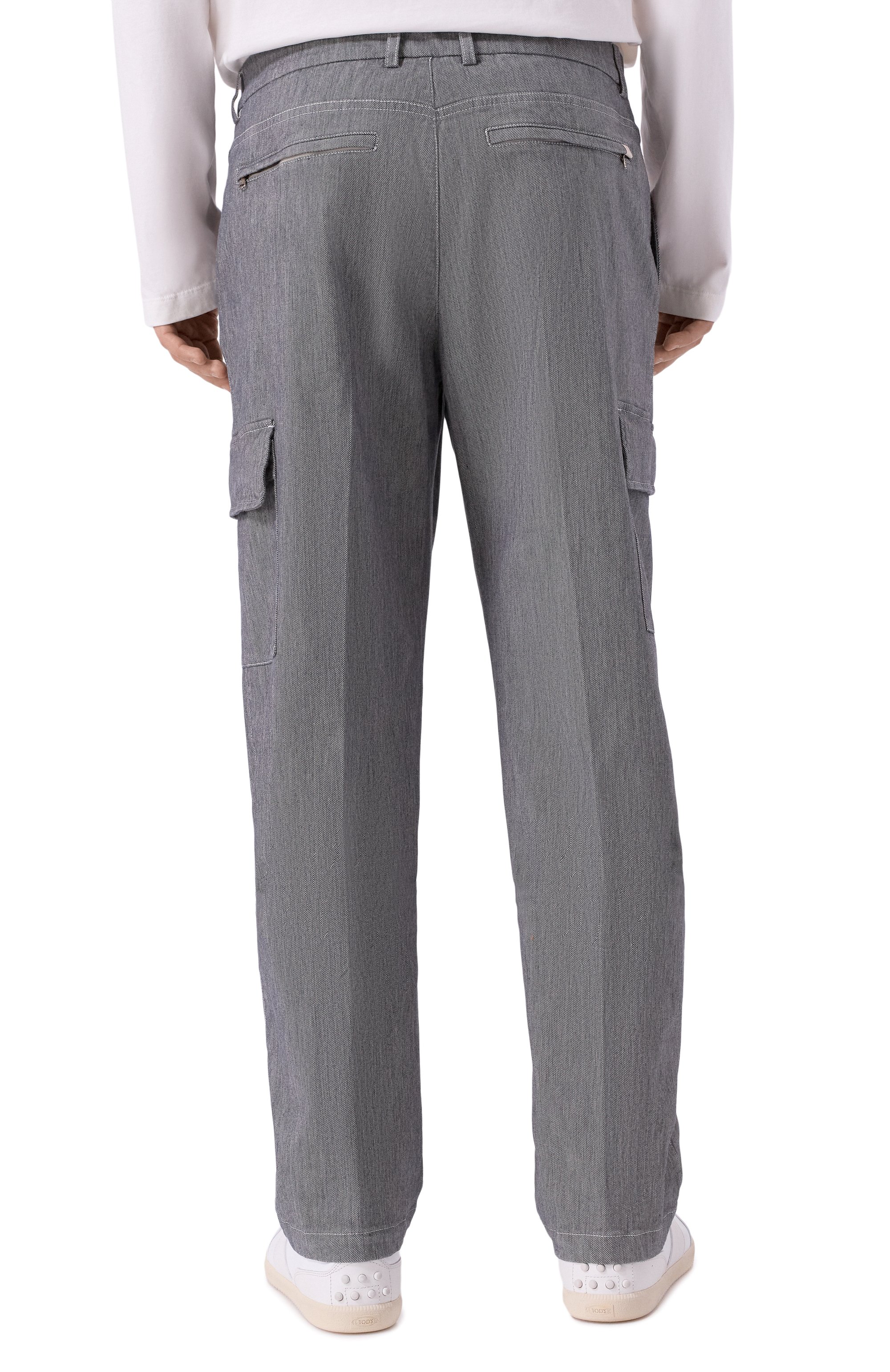 Хлопковые брюки-карго PAUL&SHARK, арт. 15314070, фото 4