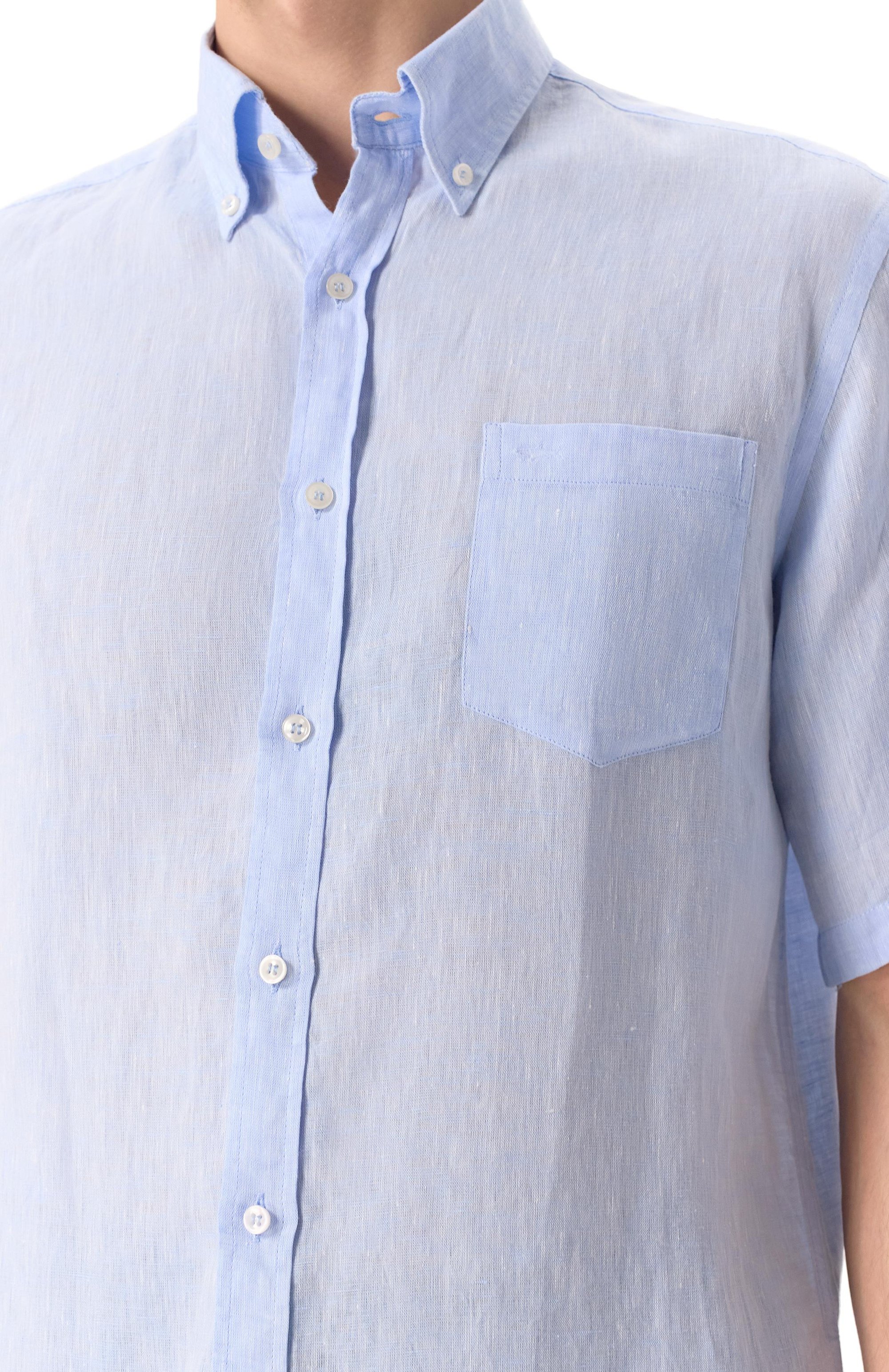 Льняная рубашка PAUL&SHARK, арт. 25413007/49, фото 5