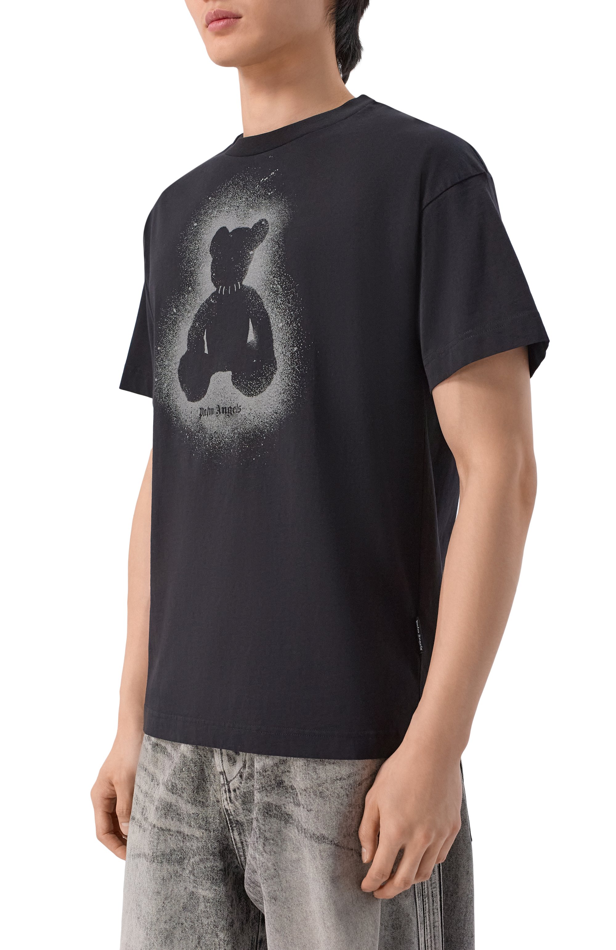 Хлопковая футболка PALM ANGELS, арт. PMAA109S26JER001, фото 3