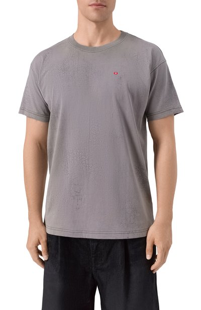 Хлопковая футболка DIESEL, арт. A18486/0PLBU, фото 3