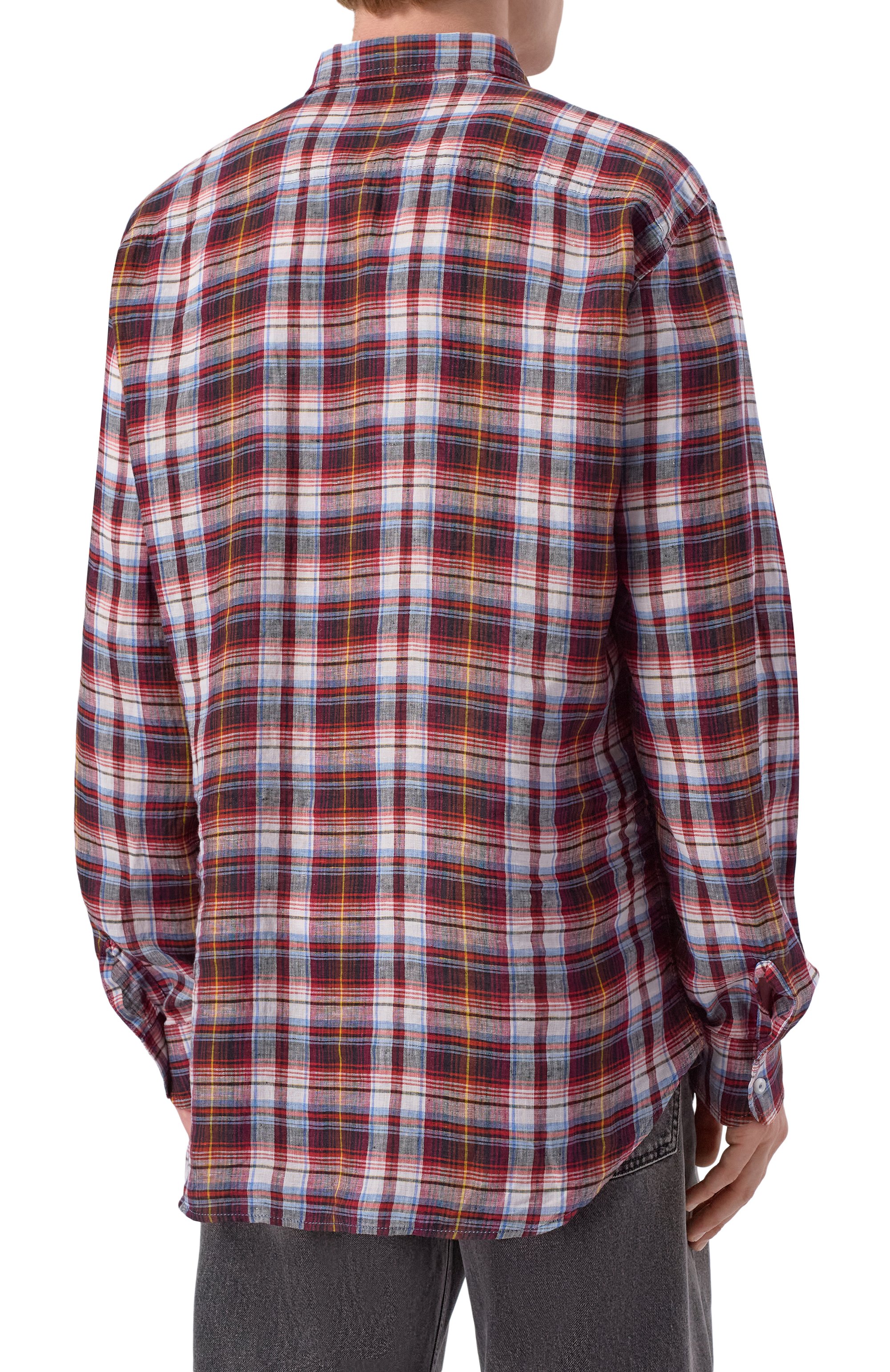 Льняная рубашка DSQUARED2, арт. S74DM1006/D35423, фото 4