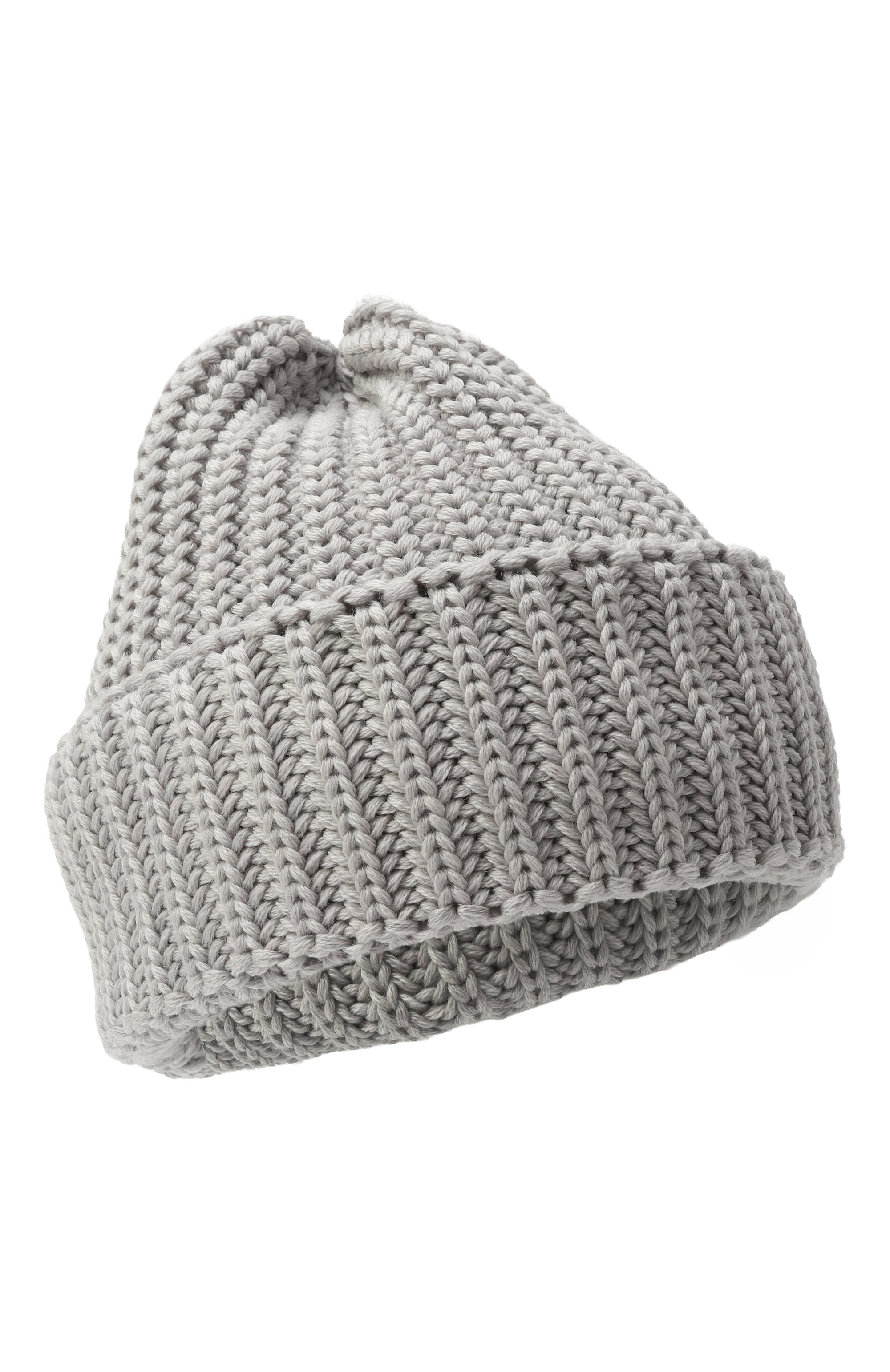 Шерстяная шапка IL TRENINO светло-серого цвета по цене 8995 руб., арт. CL-4057/J, фото 1 Шерстяная шапка IL TRENINO, арт. CL-4057/J, фото 1