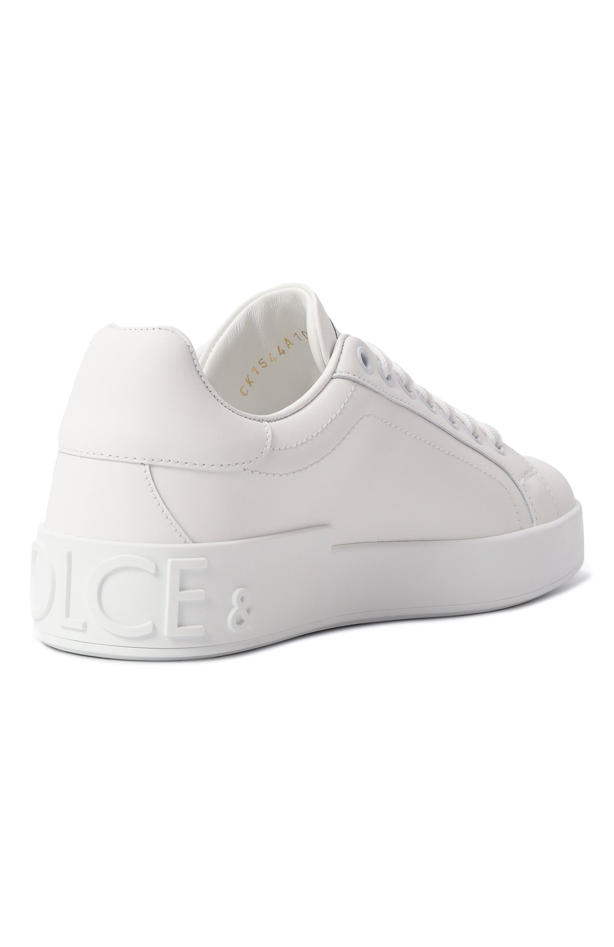 Кожаные кеды portofino DOLCE & GABBANA, арт. CK1544/A1065, фото 5