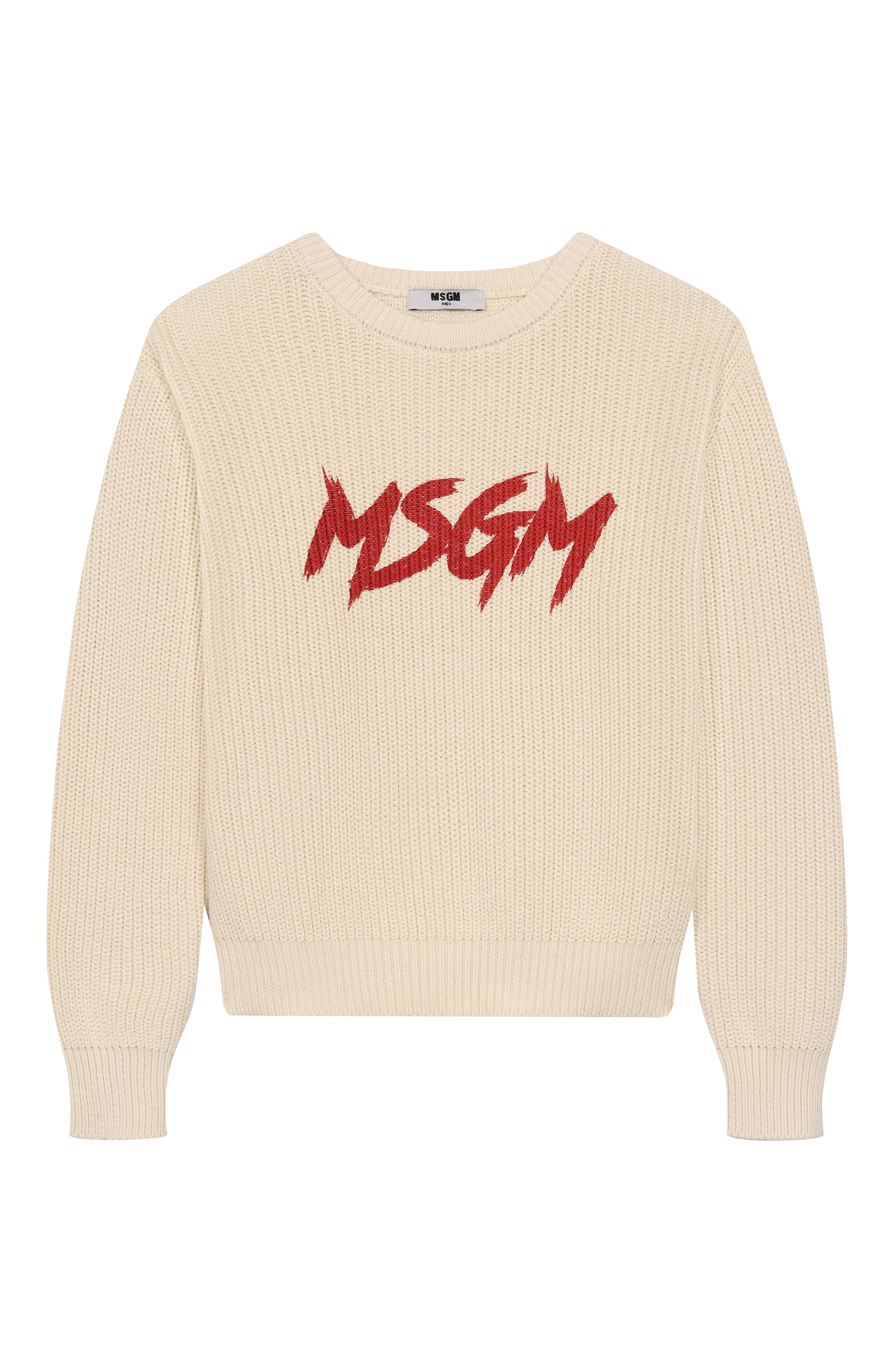 Хлопковый свитер MSGM KIDS, арт. F5MSJUJP090, фото 1