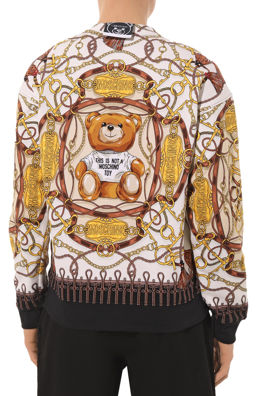 Хлопковый свитшот MOSCHINO, арт. V1711/5227, фото 4