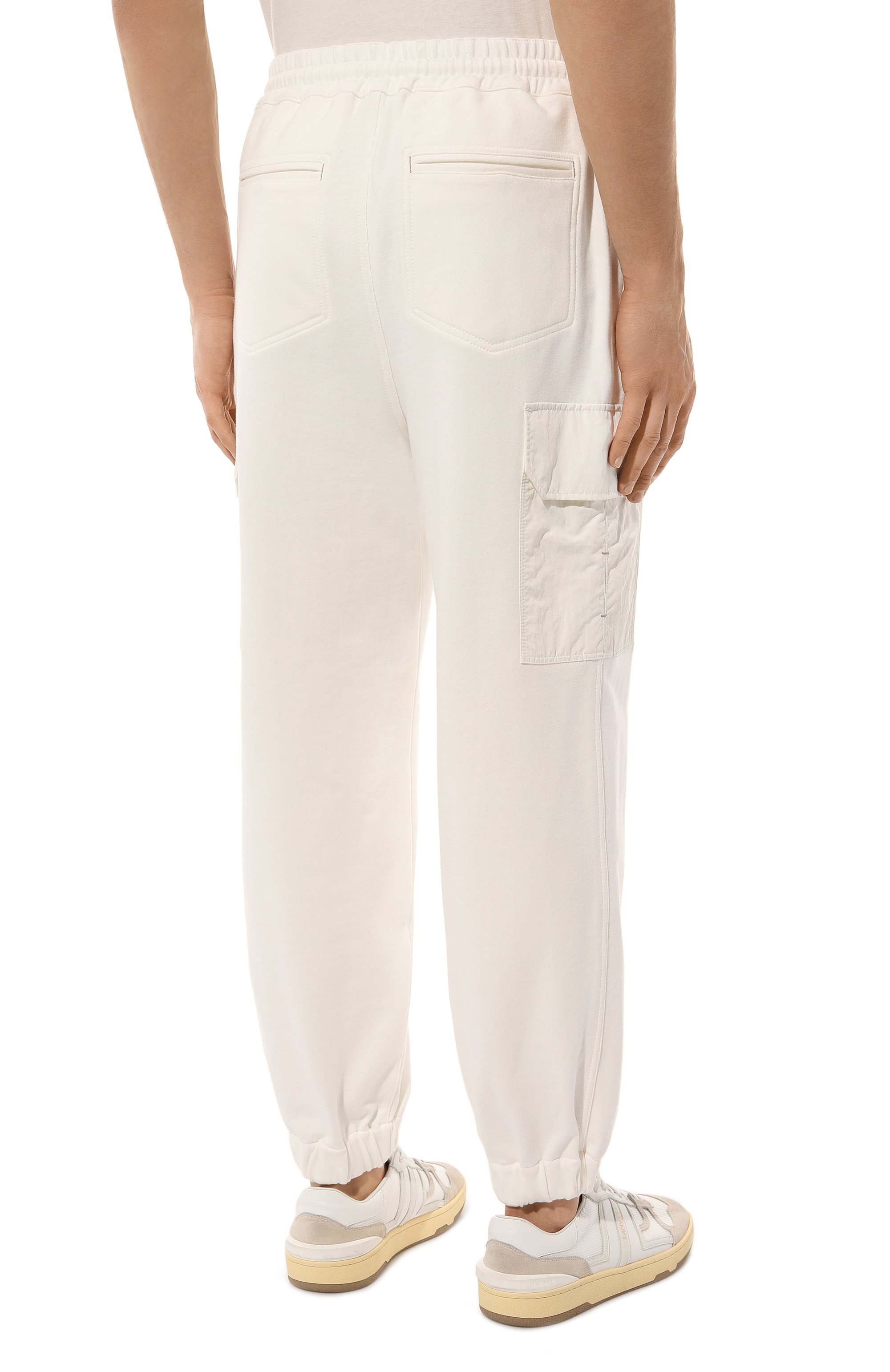 Хлопковые джоггеры BRUNELLO CUCINELLI, арт. MW836B2294, фото 4