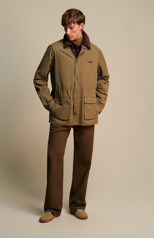 Хлопковая куртка Moschino A0620/5218 Хаки  A0620/5218 Фото 6