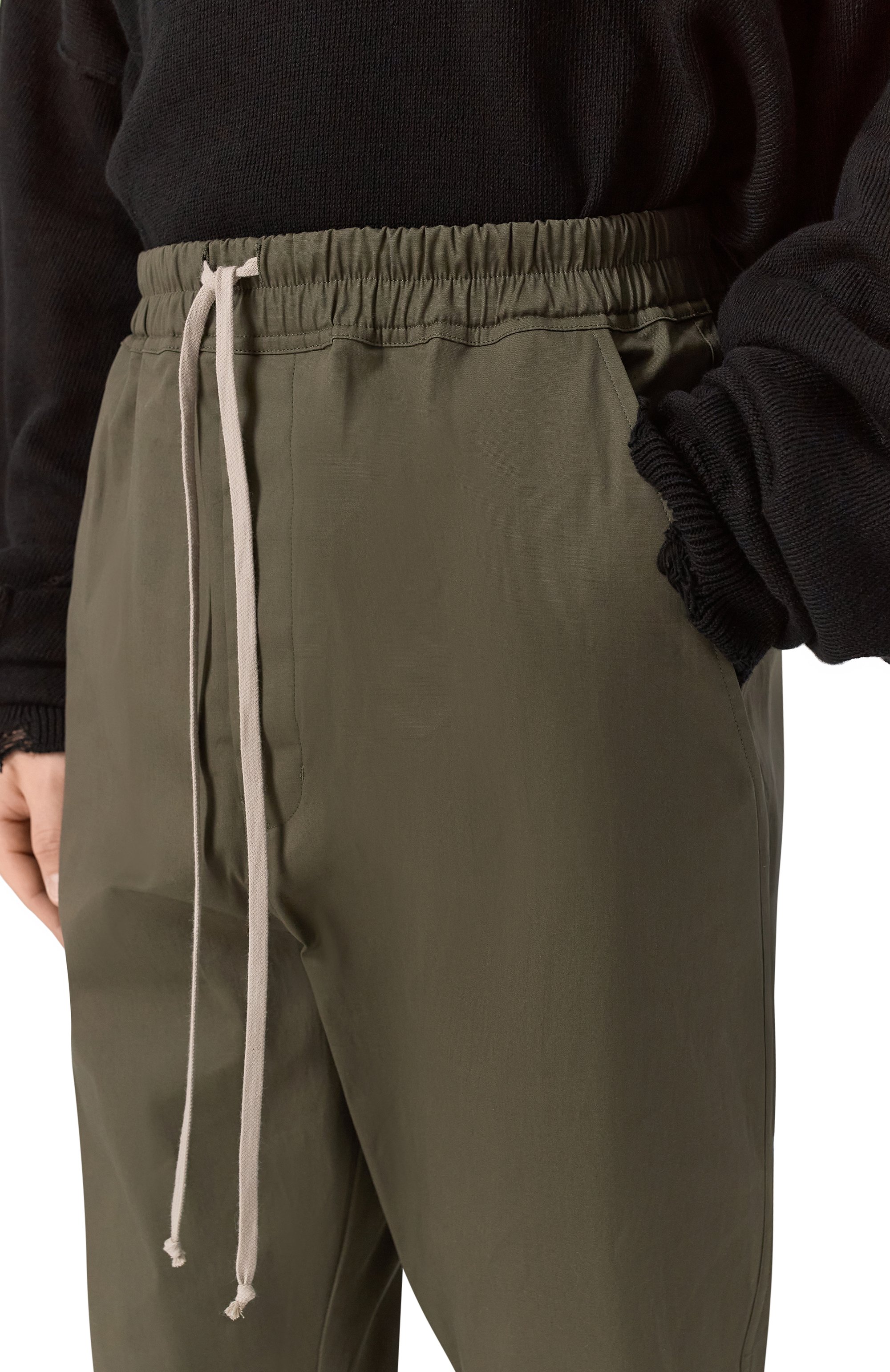 Хлопковые джоггеры RICK OWENS, арт. RU02E1331/TE, фото 5