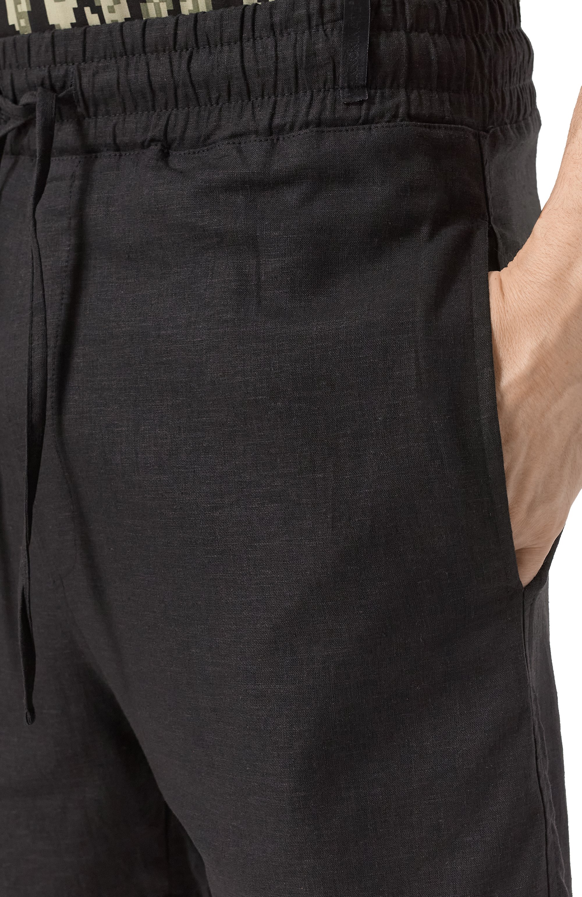 Шорты изо льна и вискозы HINNOMINATE, арт. HMABM01350, фото 5