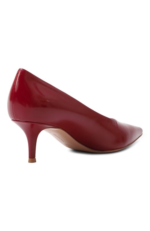 Кожаные туфли Robbie 55 Gianvito Rossi G22273.55RIC.NUIR0UG Красный  G22273.55RIC.NUIR0UG Фото 5
