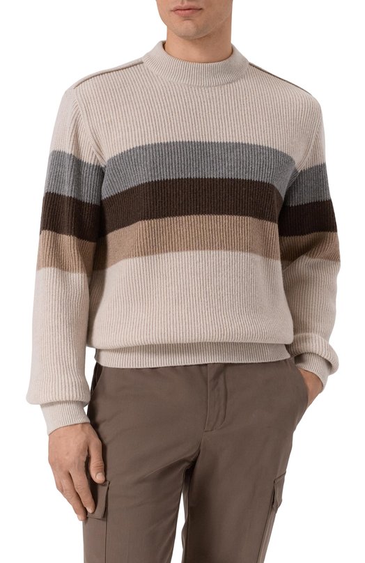 Шерстяной свитер Paul&Shark 15311050/3XL Бежевый  15311050/3XL Фото 3