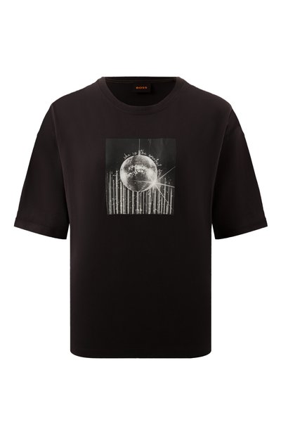 Женская хлопковая футболка BOSS ORANGE, арт. 50525103