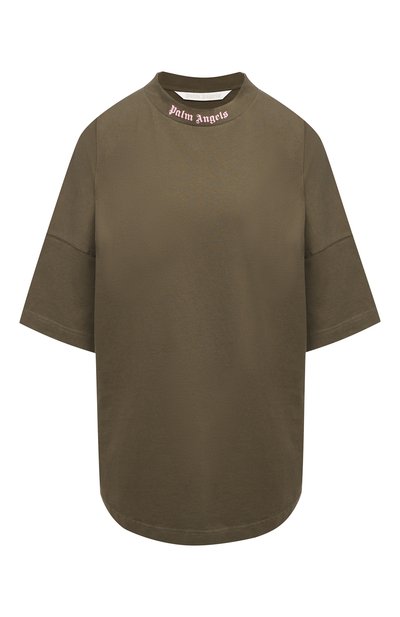 Женская хлопковая футболка PALM ANGELS, арт. PWAA023S21JER0015630