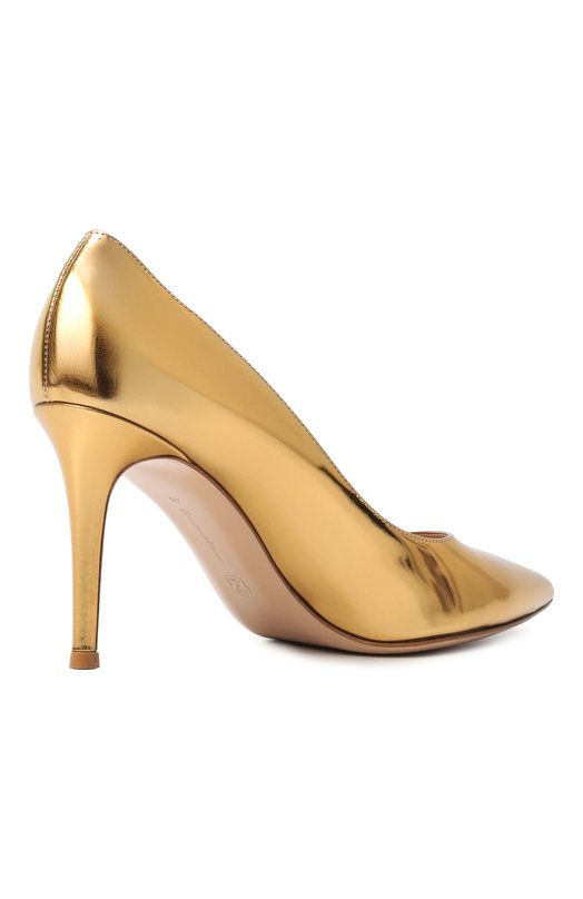 Кожаные туфли Gianvito 85 Gianvito Rossi G24580.85RIC.METMEK0 Золотой  G24580.85RIC.METMEK0 Фото 5